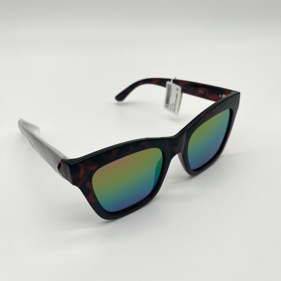 KURT GEIGER NWT Sunglasses, Cat Eye 53mm, Havana Crystal Purple / Rainbow - Picture 8 of 16